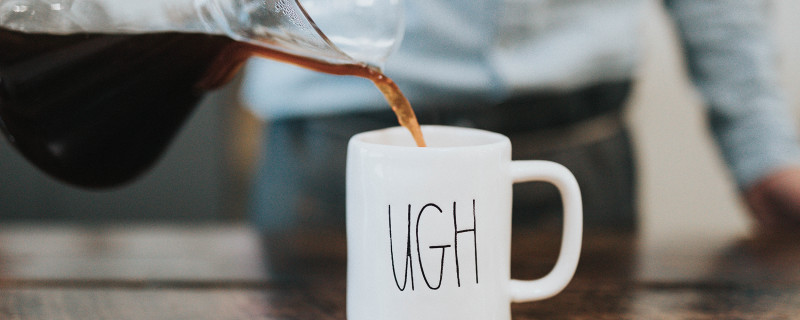 Coffee being poured into a mug