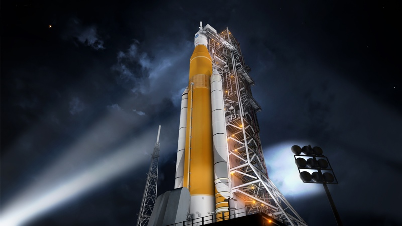 Artist's Rendering of SLS