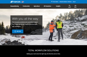 Topcon&#039;s New Website