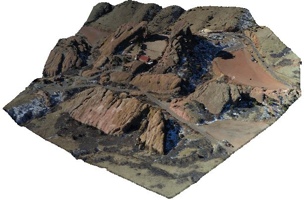 Geo-referenced point cloud