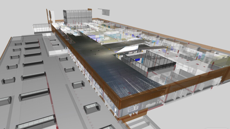 5. Scan localised in BIM