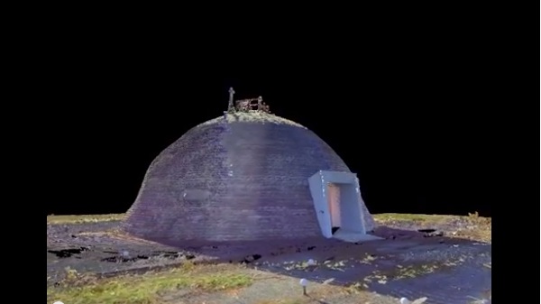 LiDAR scan of Cape Canaveral building