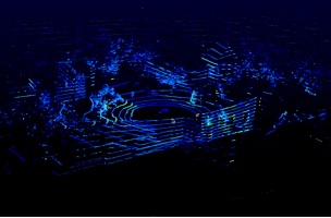 Velodyne scan from car