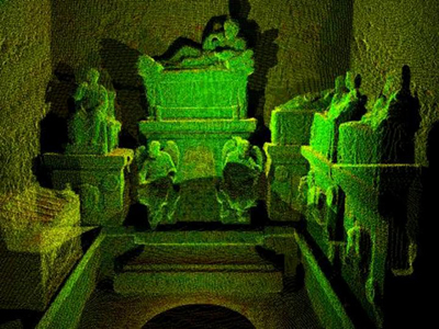 Laser Scanning an Etruscan Tomb - Image 1