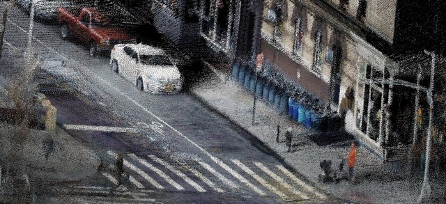A point cloud of the West Village, NYC.