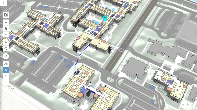 Combining CAD and GIS for 3D Indoor Mapping and Routing Fig1
