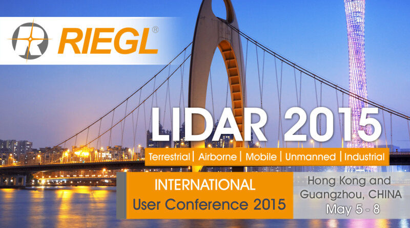 RIEGL conference banner