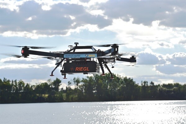 RIEGL BathyCopter in action top