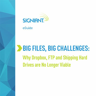 Big Files, Big Challenges: Why Dropbox, FTP and shipping hard drives are no longer viable