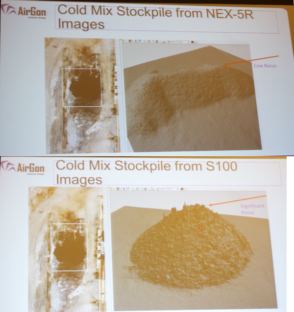 Stockpile comparison