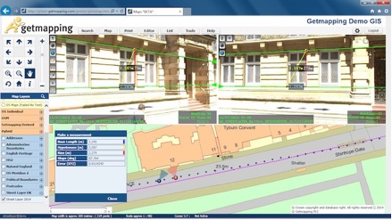 Screenshot from Getmapping