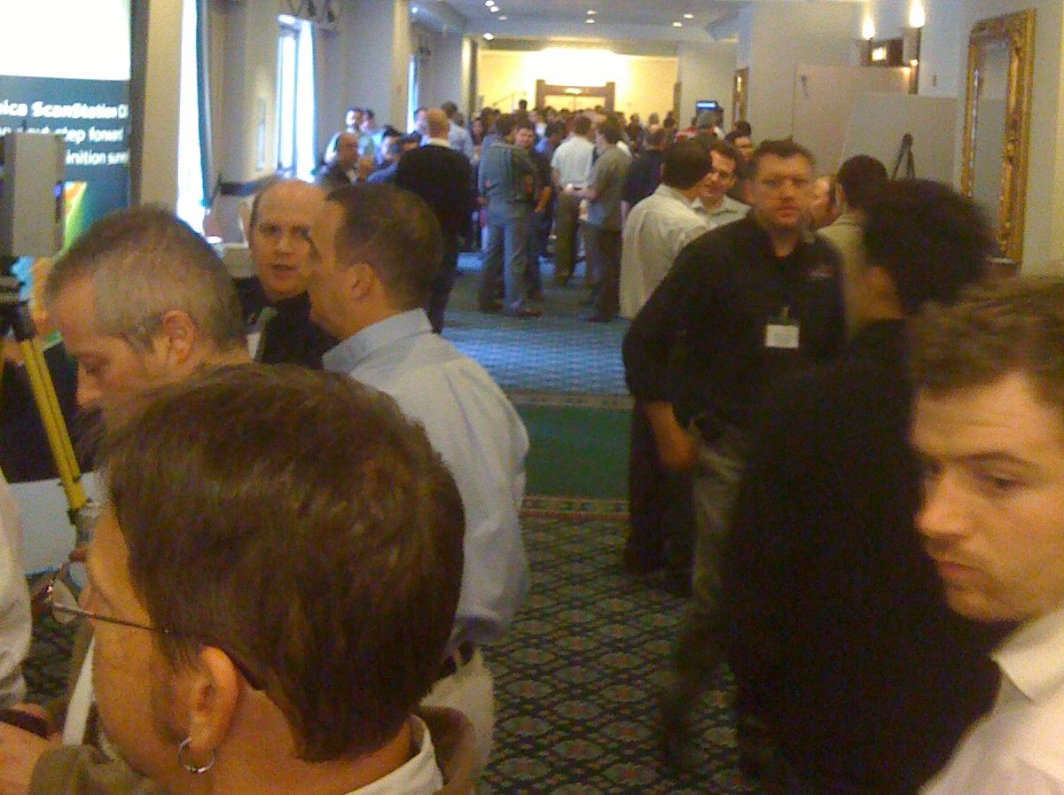 Leica HDS user conference hallway