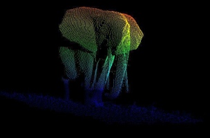 lidar scan of elephant
