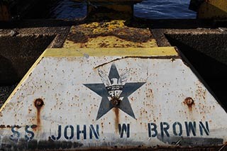 The Liberty Ship John W. Brown received a 2015 maritime heritage grant. Project Liberty Ship photo.