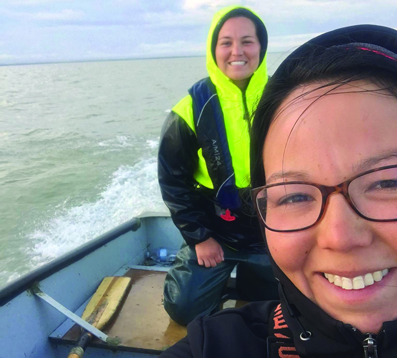 Leilani Luhrs fishes for salmon out of Togiak, Alaska. Photo courtesy Leilani Luhrs.