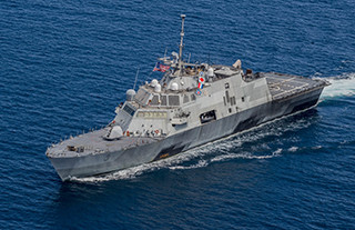 The littoral combat ship Fort Worth. U.S. Navy photo.