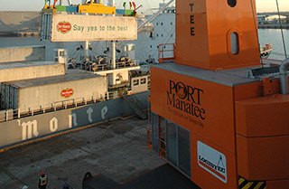 Port Manatee. Manatee County Port Authority photo.