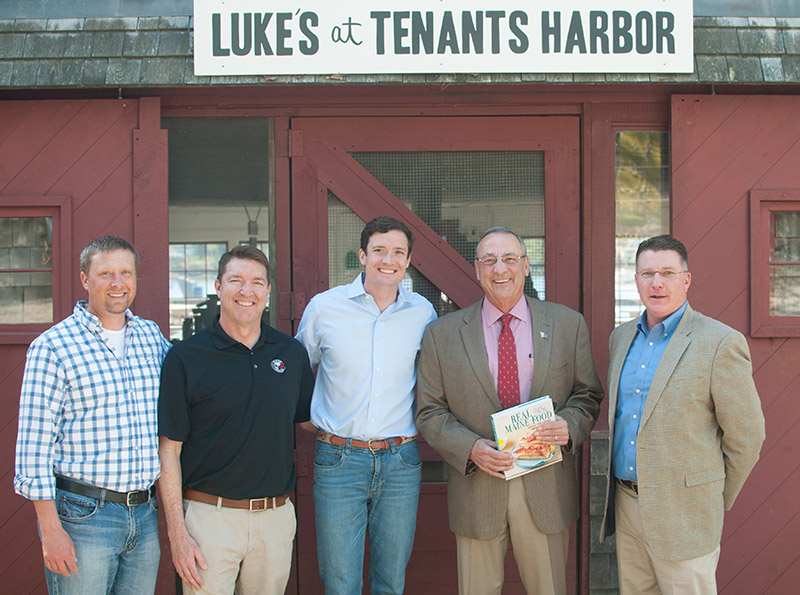 (L-R) Josh Miller (President, Tenants Harbor Fisherman