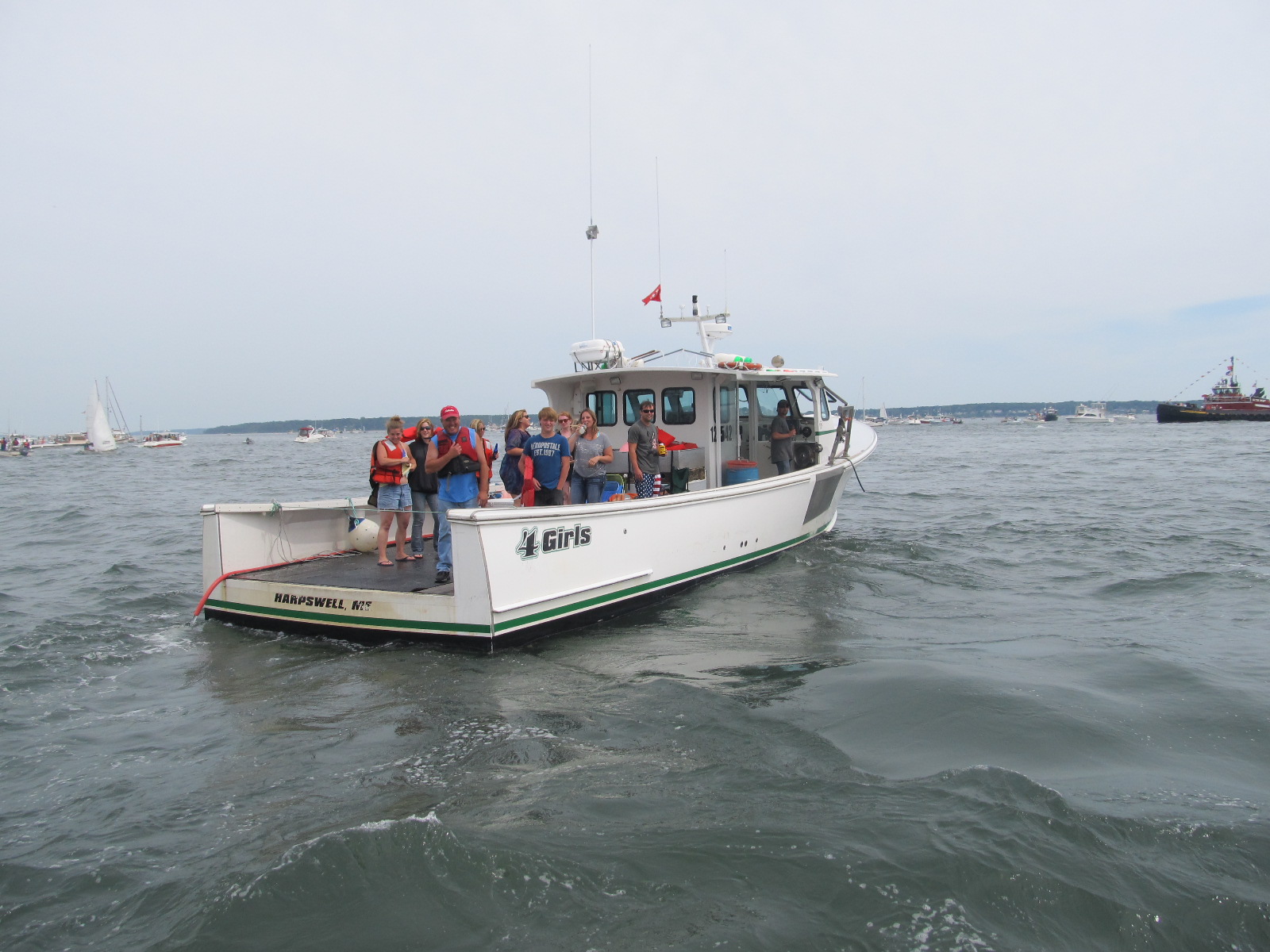 Girls in the Boat - Maine Lobster