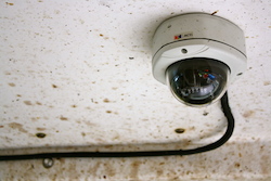 Boats participating in a pilot project to develop an electronic monitoring program for the New England groundfish fleet are outfitted with digital cameras and other equipment used to collect data on discards at sea. Gulf of Maine Research Institute photo.