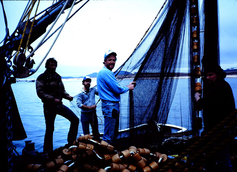 A crewmen from Beaver Nelson