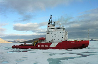 The Canadian coast guard icebreaker Terry Fox. CGC photo.