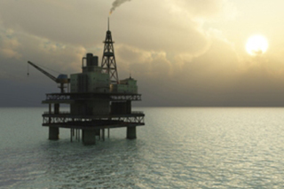 Gulf of Mexico rig. BOEM photo.