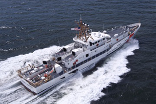 Coast Guard Sentinel-class cutter Margaret Norvell operating in the Gulf of Mexico. USCG photo.