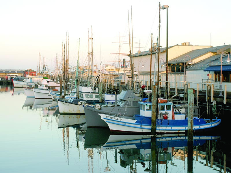 The commercial fleet tied up in San Francisco awaits word from California's governor on a proposed 1,300 percent increase in landing fees. Creative Commons photo by Flickr user Jeffrey Keeton.