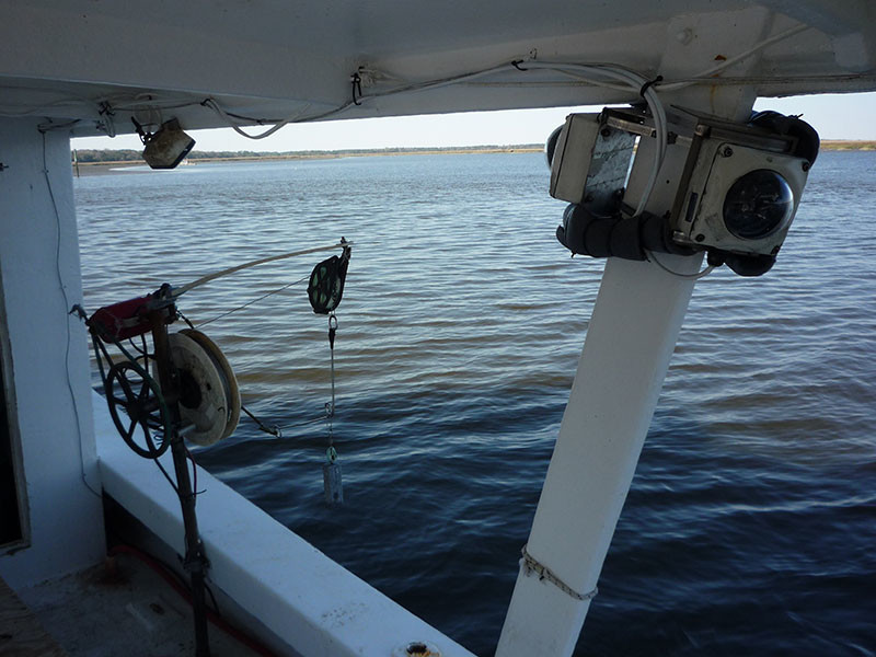 An electronic monitoring system installed on a fishing vessel. NOAA photo.