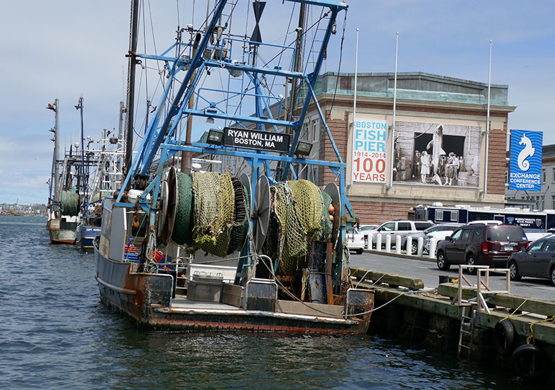 The Boston Fish Pier. Creative Commons photo by NewtonCourt.