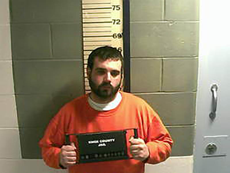 Christopher A. Hutchinson. Knox County Jail photo.