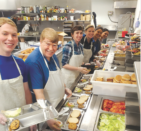 Ben Hoffman (far left) of Bean