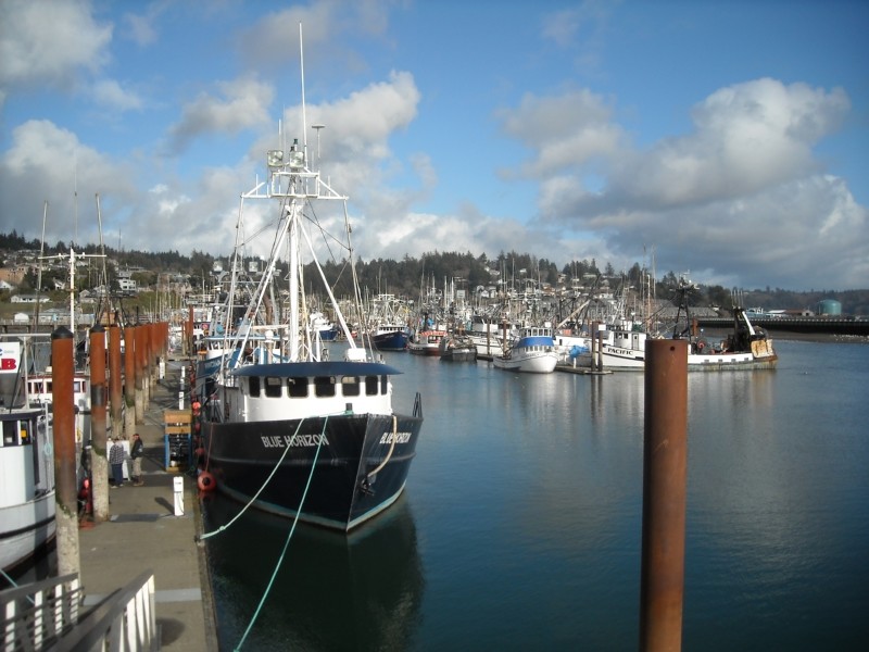 Oregon's Newport Harbor. Creative Commons photo by D. Reinhart.