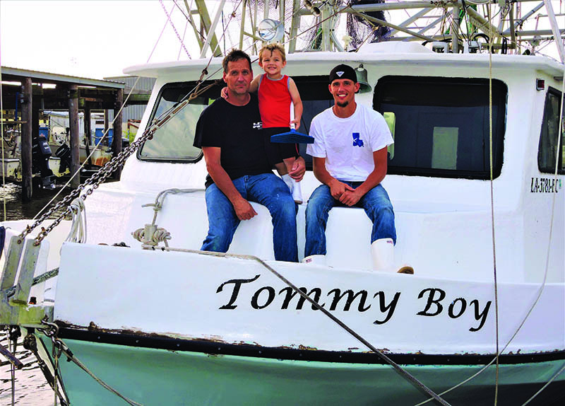 Thomas Olander fishes for shrimp out of Cypremort Point , La. Photo courtesy Thomas Olander.