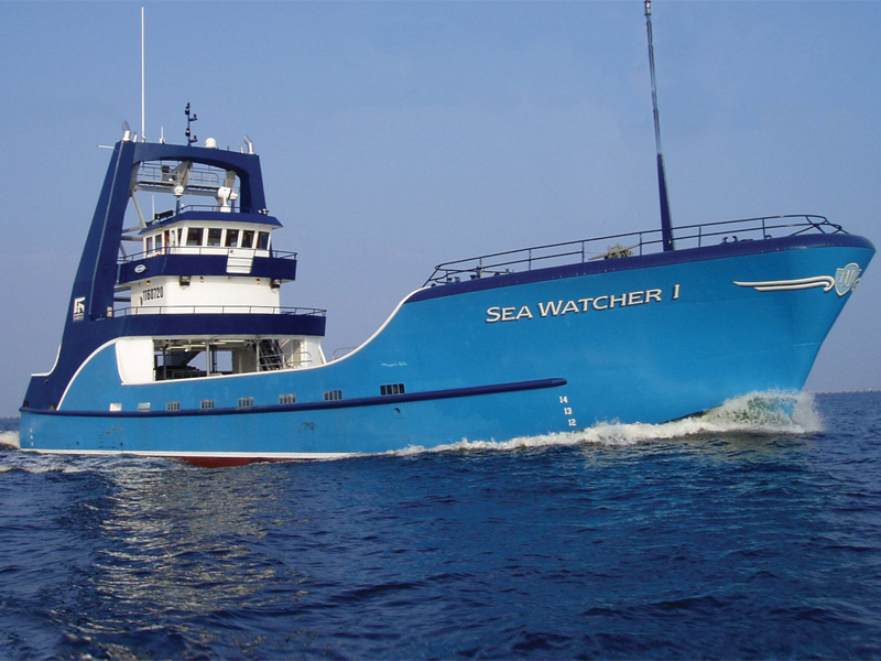 The Patti Marine-built Sea Watcher I. Patti Marine photo.