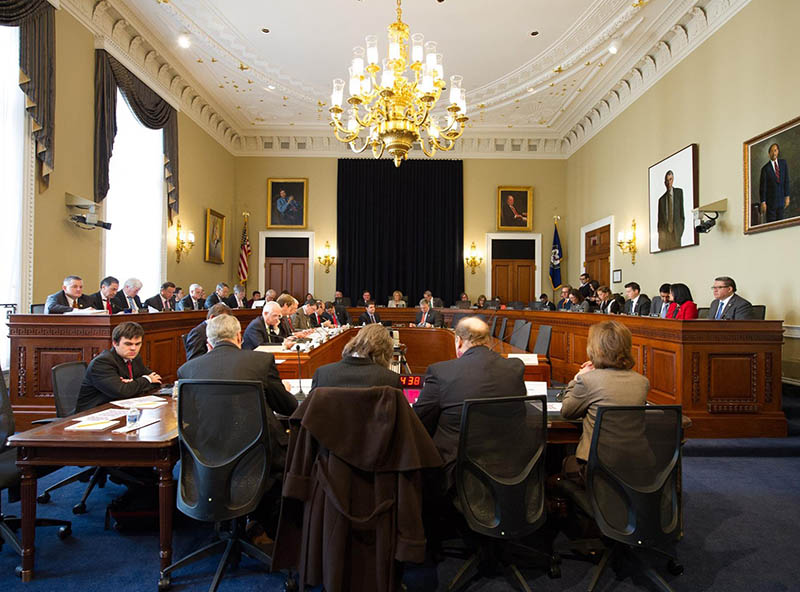 The U.S. House of Representatives Committee on the Budget meets in January 2017. House Budget Committee GOP photo.