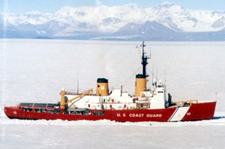 The Polar Star in Antarctica. USCG photo.