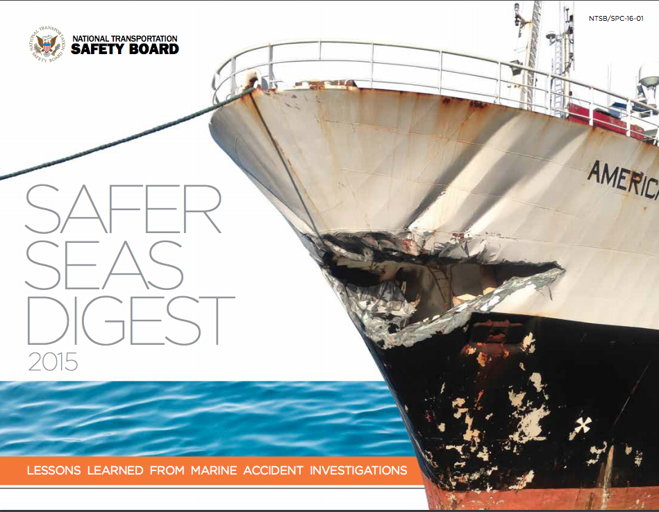 The Safer Seas Digest can be a great resource for crew training and safety meetings.