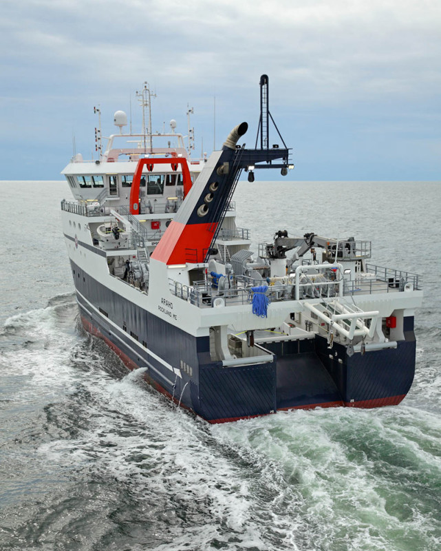 The Araho. Eastern Shipbuilding photo.