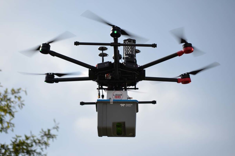 LiDARUSA Partners with Teledyne Optech and Extends Harris Aerial Drones Flight Time