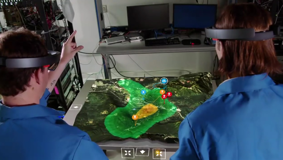Boeing drones and Microsoft holograms to fight wildfires