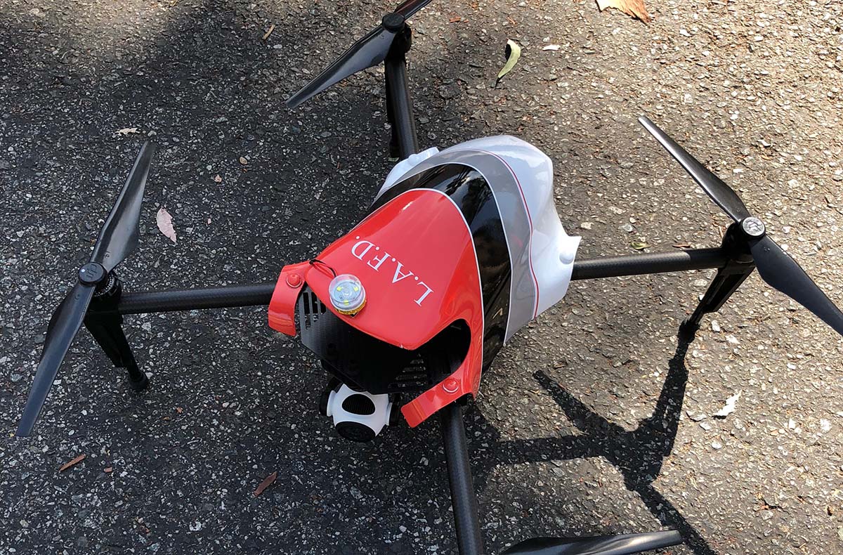 Pålidelig Grape nul Detailing the Success of the L.A. Fire Department's Drone Program |  Commercial UAV News