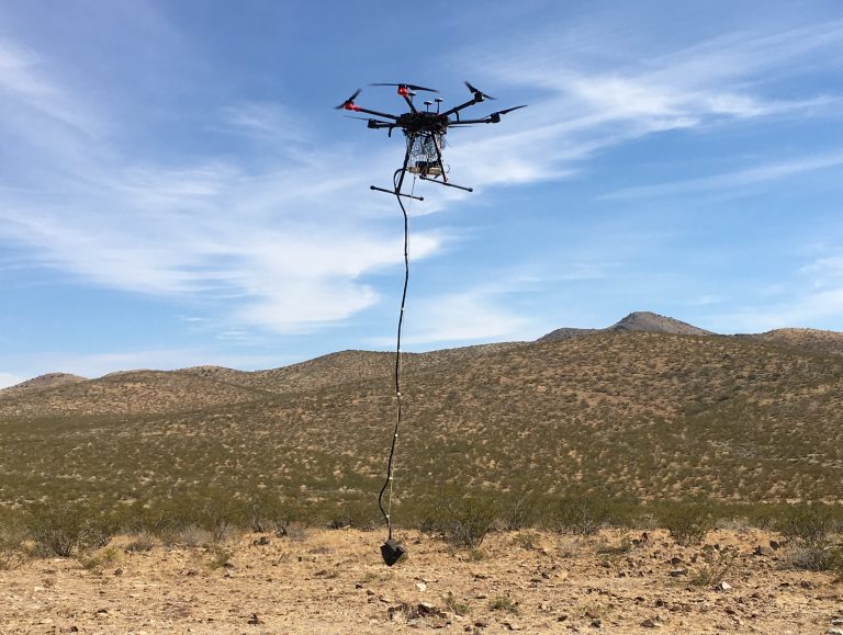 The sky Dissipation Spider How are High-quality Magnetometer Technologies being used on UAVs? |  Commercial UAV News