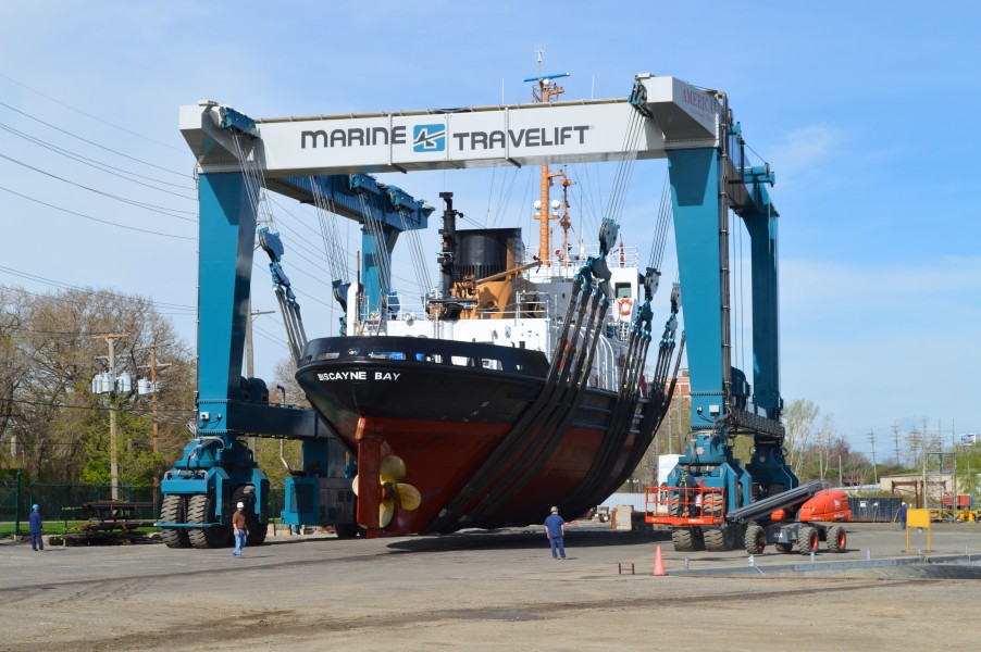 USCG cutter hauled out at Great Lakes Shipyard WorkBoat