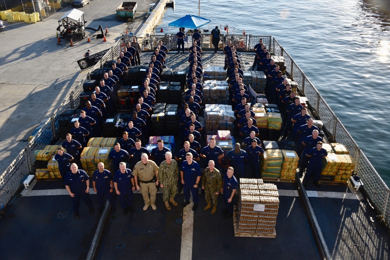Coast Guard offloads 34,780 pounds of cocaine in Port Everglades