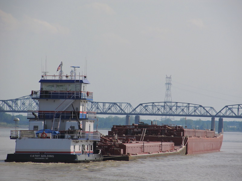 Cathy Golding towboat