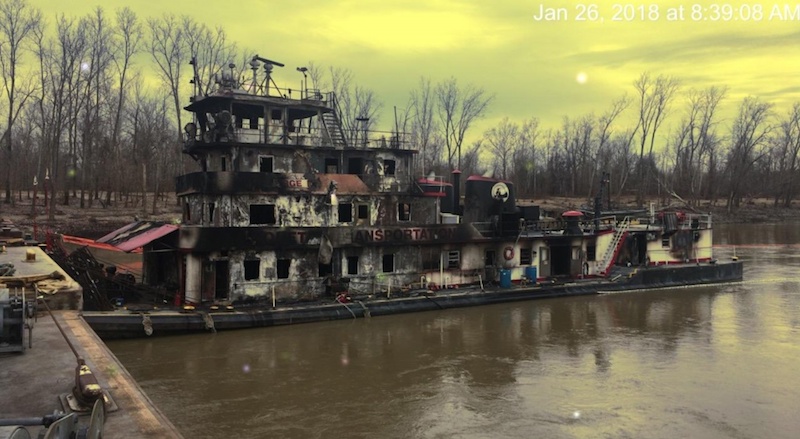 Crew Safe After Mississippi Towboat Fire | WorkBoat | Commercial Marine ...