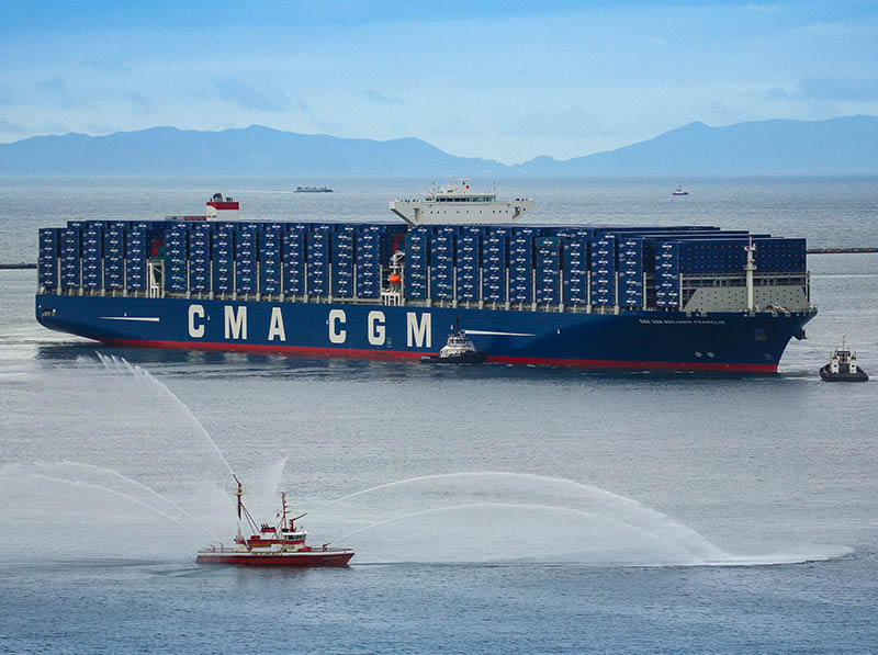 Benjamin-Franklin-arrival-Port-of-Long-Beach