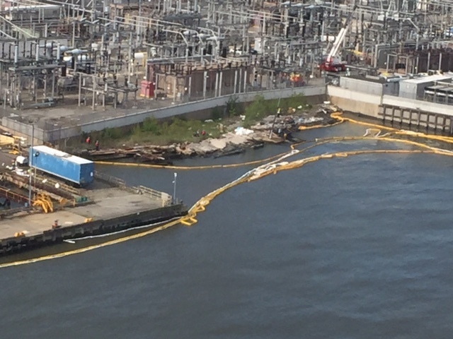 Coast Guard Assists with Pollution Response in East River